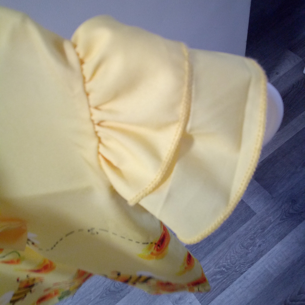 Sunny Yellow Kids Casual Dress